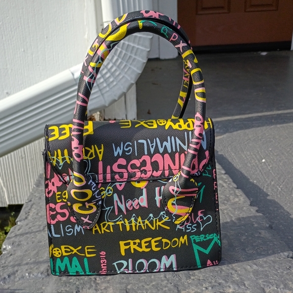 Mini Multi Color Graffiti Bag - Picture 3 of 7
